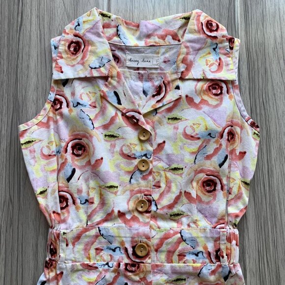 Lacey Lane Rose Pucker Romper - Picture 2 of 9